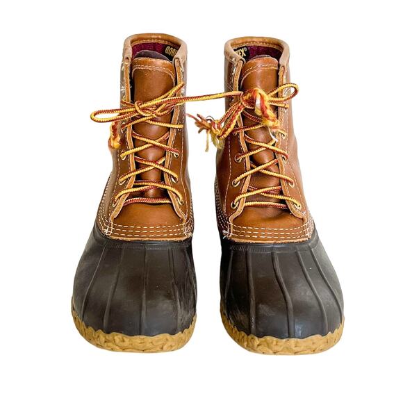Vintage LL Bean Gore Tex Bean Boots Thinsulate Duck Womens 9 Made in USA 90s - Picture 4 of 15